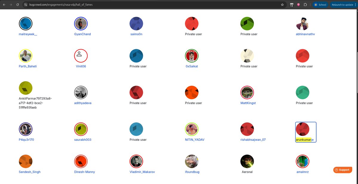 RiderSec60's tweet photo. Happy to receive HOF in NASA VDP 😌
#bugbounty #VDP #NASA #Security https://t.co/wgb9GPjgXd
