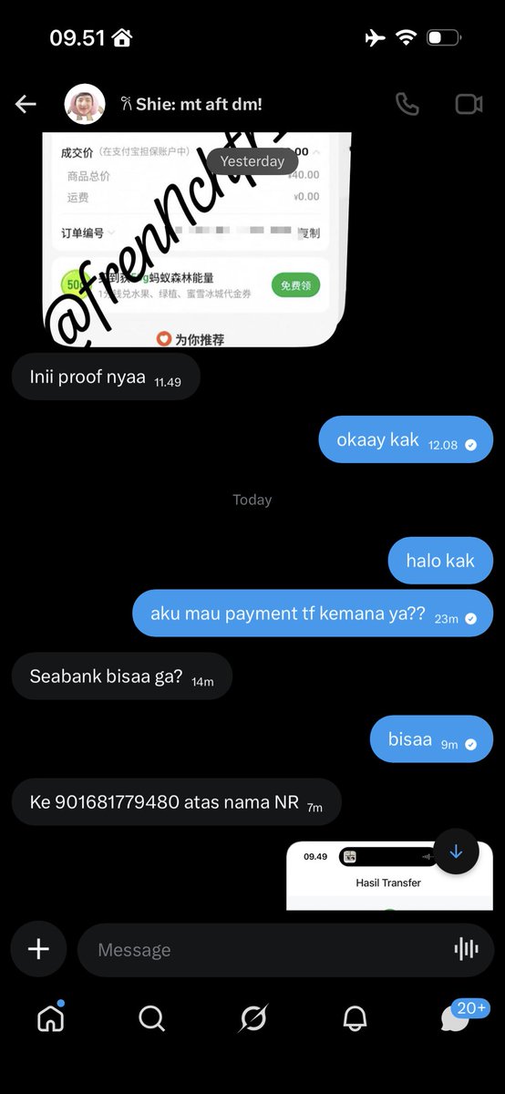 heartjuyo's tweet photo. guys… aku kena scam anjirr
‼️HELP RT‼️

@frriyyesfr3nch ini orgnya aku lemes… plis aku sbenernya udh agak sus sih… dan aku udh tf manual ke dia anjir 210k… jahat bgt demi https://t.co/kikGPEsKA7