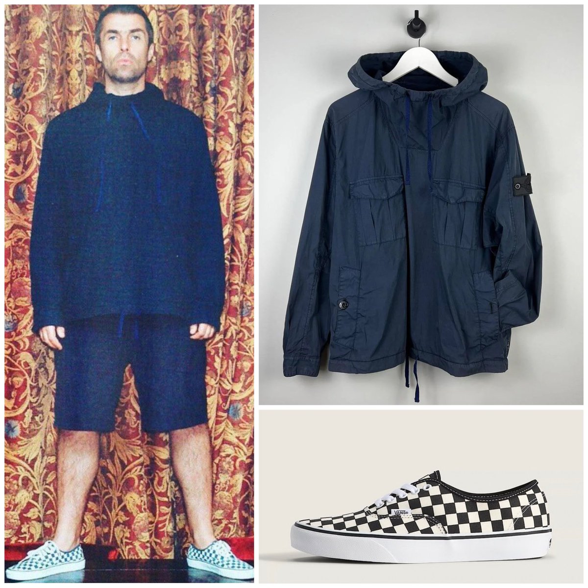 Liam Gallagher wears Stone Island Shadow Project Smock SS17 ART
