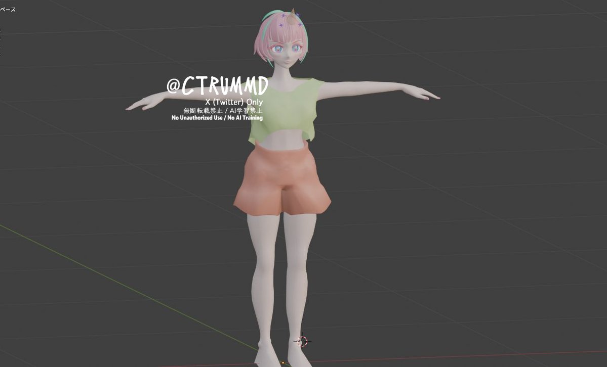 CtruMmd's tweet photo. ボディはこのくらいにしておきましょう・・
誰だ顔さえ出来ればおハコだから早いとか言ってたのは。。(衣装は取り敢えず布かぶせておかねばなやつ)
#UNRUN https://t.co/KiJDJD0Fuu