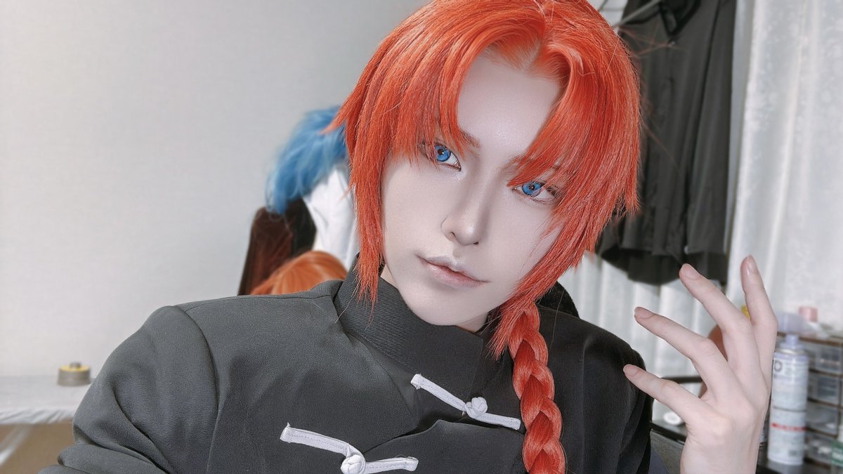 Shu__holly's tweet photo. 神威cos
チャイナのお兄さん初だし練習🙌🏻 https://t.co/yNPTiQzlqA