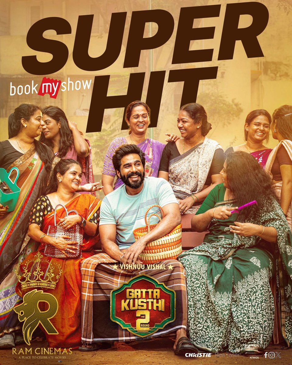 RamCinemas's tweet photo. This week was Super Delighted with #GattaKusthi2 
Book your Tickets now in your #RamCinemas ✨️ https://t.co/0G9fcLxvgW