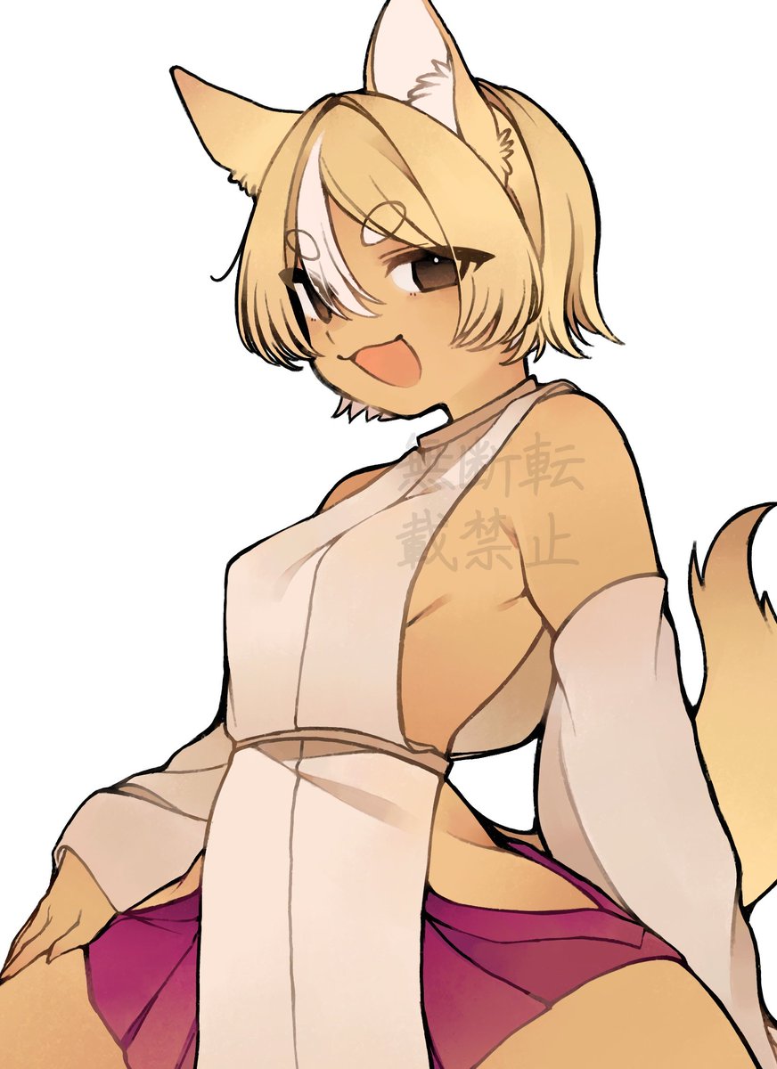 koneko_maindayo's tweet photo. わんわん巫女⛩️ https://t.co/By8VFztO1S