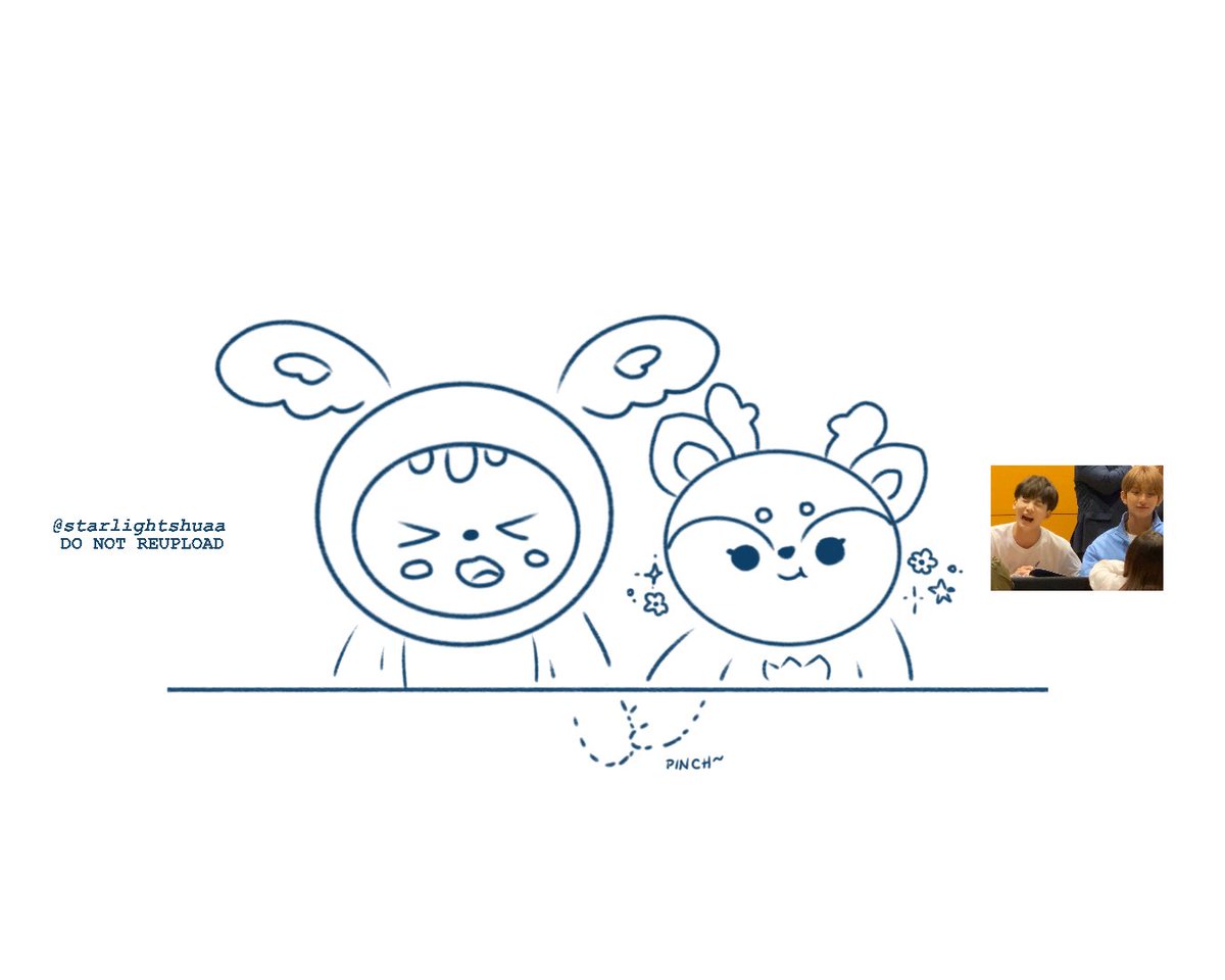 starlightshuaa's tweet photo. same genre in toramsumi form 🐿️🦌💗

#jihan #조슈아 #joshua #정한 #jeonghan https://t.co/3OX4ALN5q1