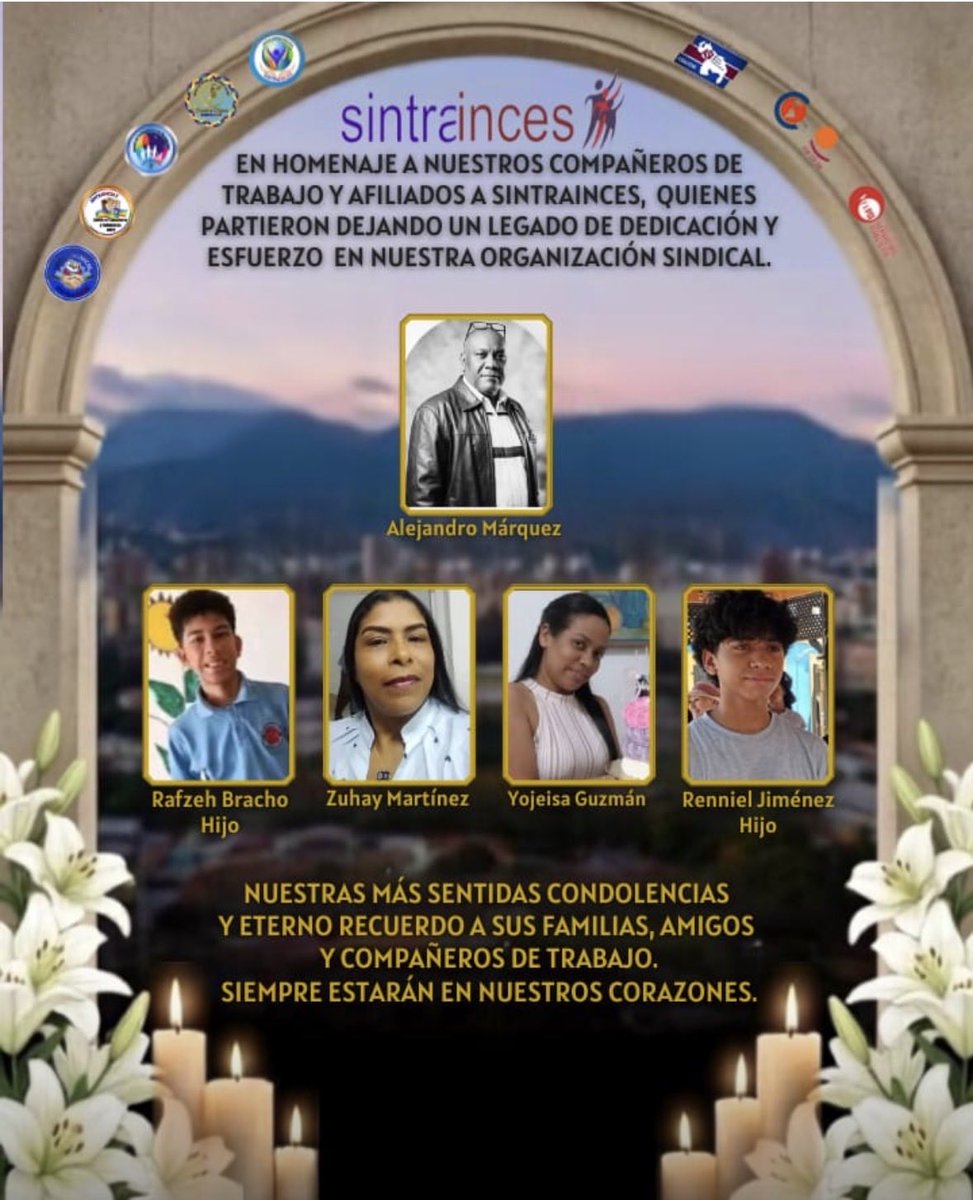 CentralASI's tweet photo. Desde @CentralASI enviamos un abrazo fraterno y solidario de mucha fortaleza a los compañeros de nuestro Sindicato Nacional @sintrainces y a los familiares de los compañeros trabajadores y familiares fallecidos en los terremotos del 24 de junio. Paz a sus almas. QEPD https://t.co/EDllpgB4XZ