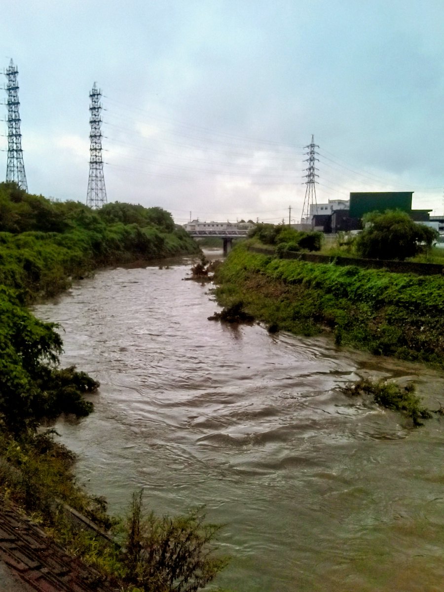 tam_ps23's tweet photo. 2026年7月5日(日)  夕
天候：曇りのち雨 気温 21.6/26.2/23.5 ℃ 気圧 1010.1/1010.7/1007.7 hPa 湿度 100/80/100 %
#Sakai #Tenki #石津川 https://t.co/y8G1OTKXTx