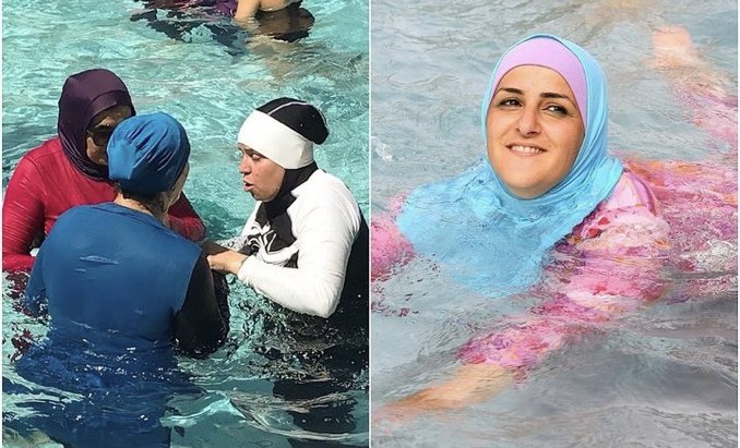 Doct_Tricornio's tweet photo. 🔴 Obligatorio ducharse antes de entrar a la piscina 

🔴 Prohibido ir con calzado inadecuado 

🔴 Prohibido el baño con ropa de calle

🟢 Si eres de cierta cultura y religión, puedes meterte en la piscina tapada hasta las cejas

¿Esto es normal?

NUESTRAS NORMAS, SUS NORMAS https://t.co/88MRDPj5DX