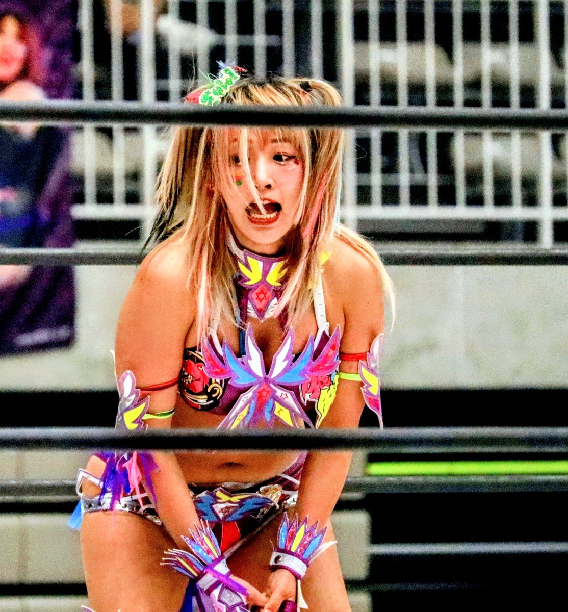 powerricecamp's tweet photo. ロスでタイトルマッチからの
帰ってきた足でまたタイトルマッチ🦖🔥

こちら不安になるくらいハードモードな
だけに今はしっかり休んで😅

#ウナギ・サヤカ
#ディアナ https://t.co/bqN7m76hla