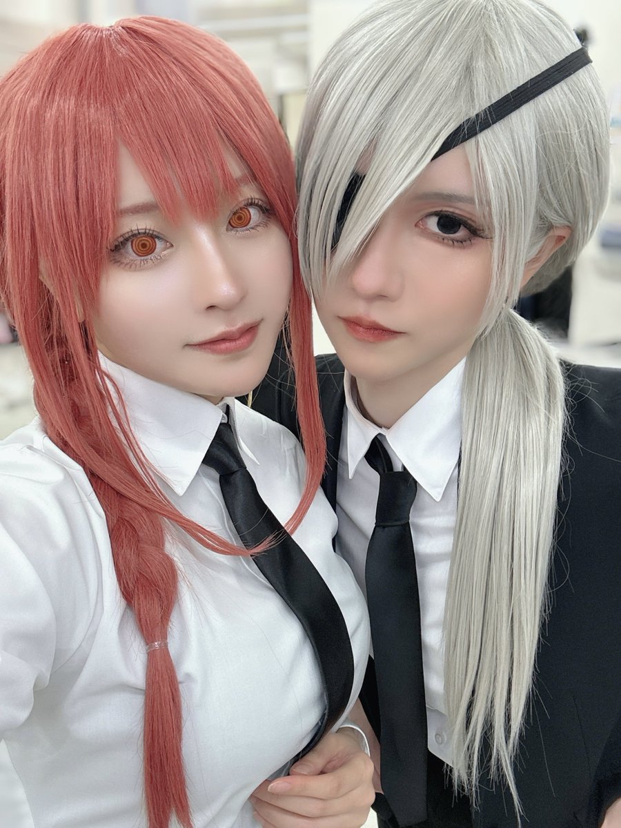 0hvWc's tweet photo. マキマとクァンシでいました💮

#アコスタ池袋 https://t.co/pupmxMLI7k