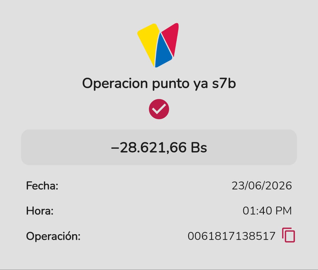 6Jokey's tweet photo. @BcodeVenezuela Buenos días por favor este fue un pago realizado en línea, necesito saber los datos de la cuenta a la que fue realizada. Ya que me indican que no está en dinero en la cuenta. Gracias https://t.co/3mfZBxPYBB