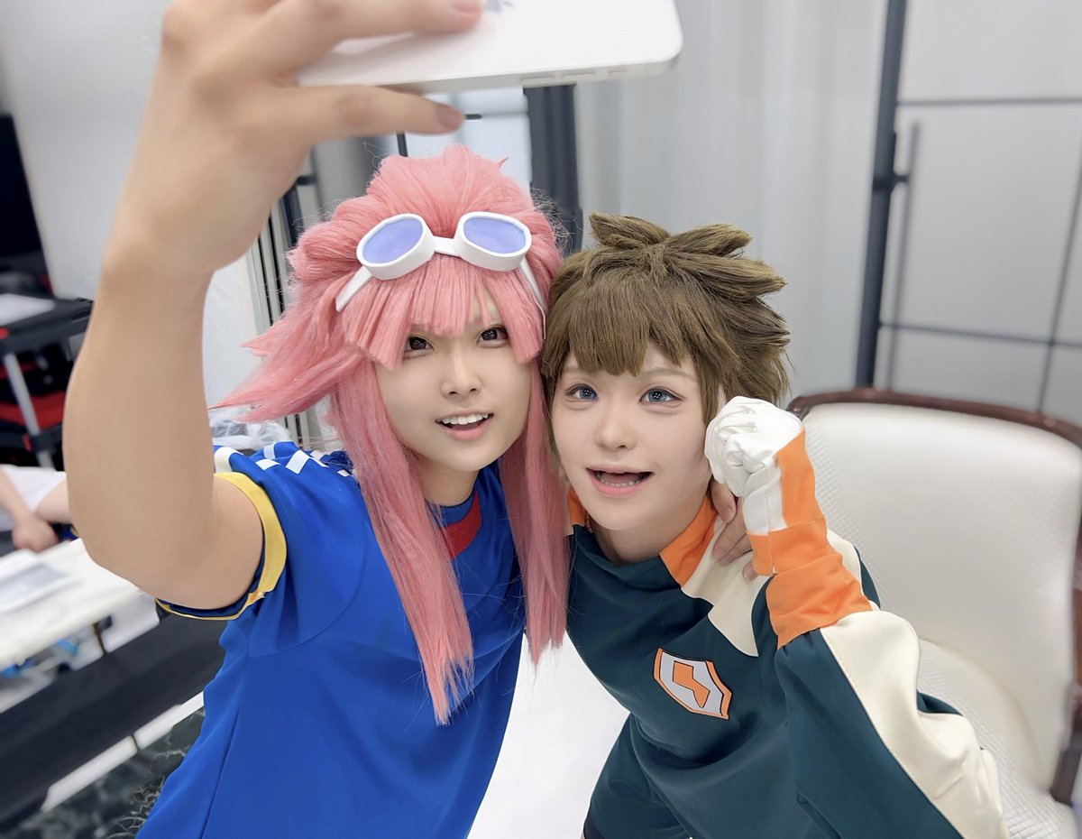 7_n_ko_2's tweet photo. cos イナイレ⚡️⚽️ 綱海 立向居

綱海さんとわちゃわちゃ〜〜🌟

#筋通しイレブン https://t.co/vrXkz1cObD