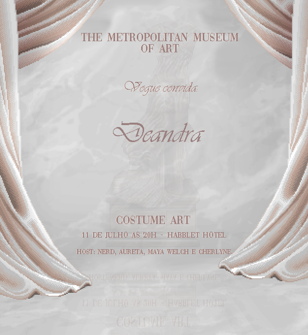 Deahbt's tweet photo. Met Gala 2026 ✨
Obrigado pelo convite @VogueHabblet será uma noite maravilhosa! #MetGalaVogue

🗓️11 de Julho de 2026
⏰20h00 BR https://t.co/SKKg7SRCr9