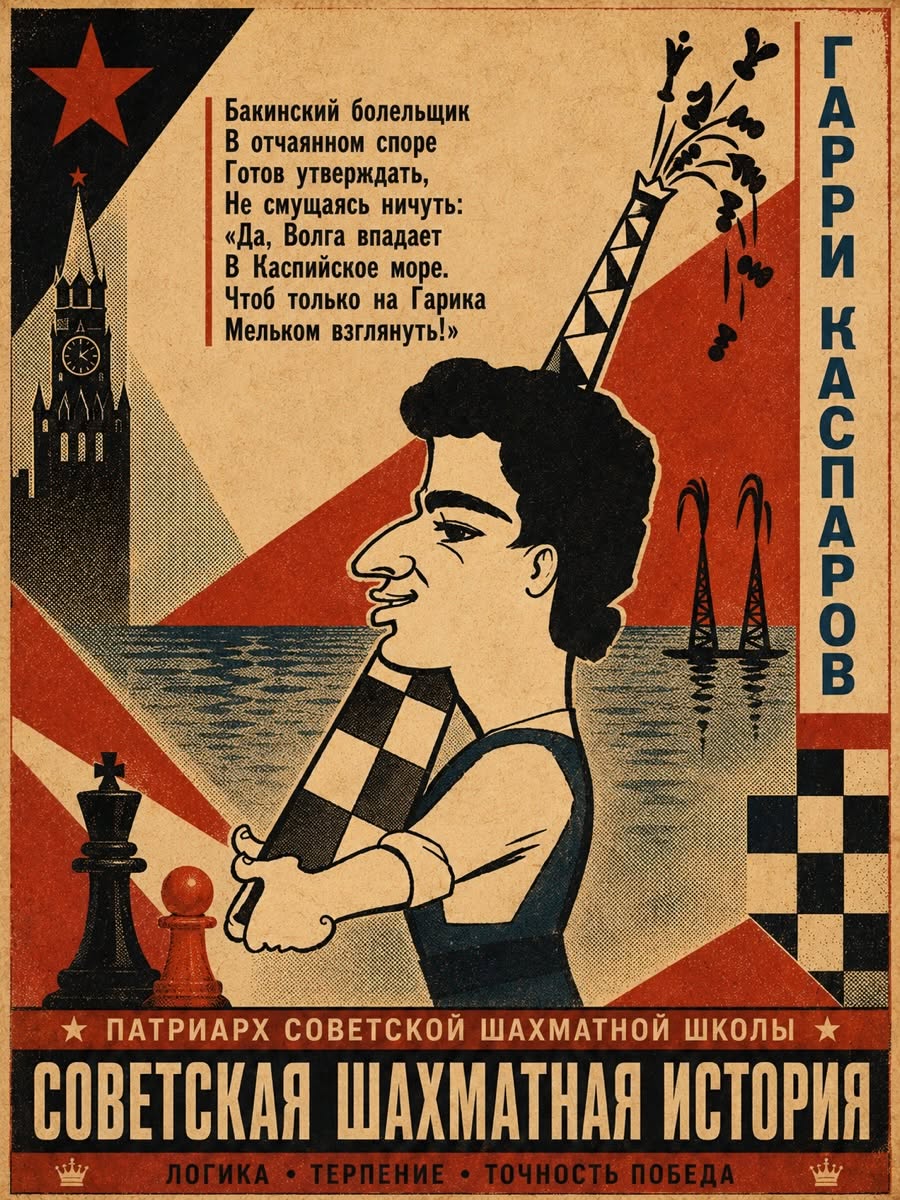 davidllada's tweet photo. The site https://t.co/VomPrYKbMh is definitely worth following. They always come up with interesting stories and visuals from the golden era of chess.

Over the last few days, they have been posting on their Facebook page old posters and illustrations depicting some of the heroes of Soviet chess. Here are some of my personal favorites, depicting Tal, @Kasparov63, Bronstein and Spassky.