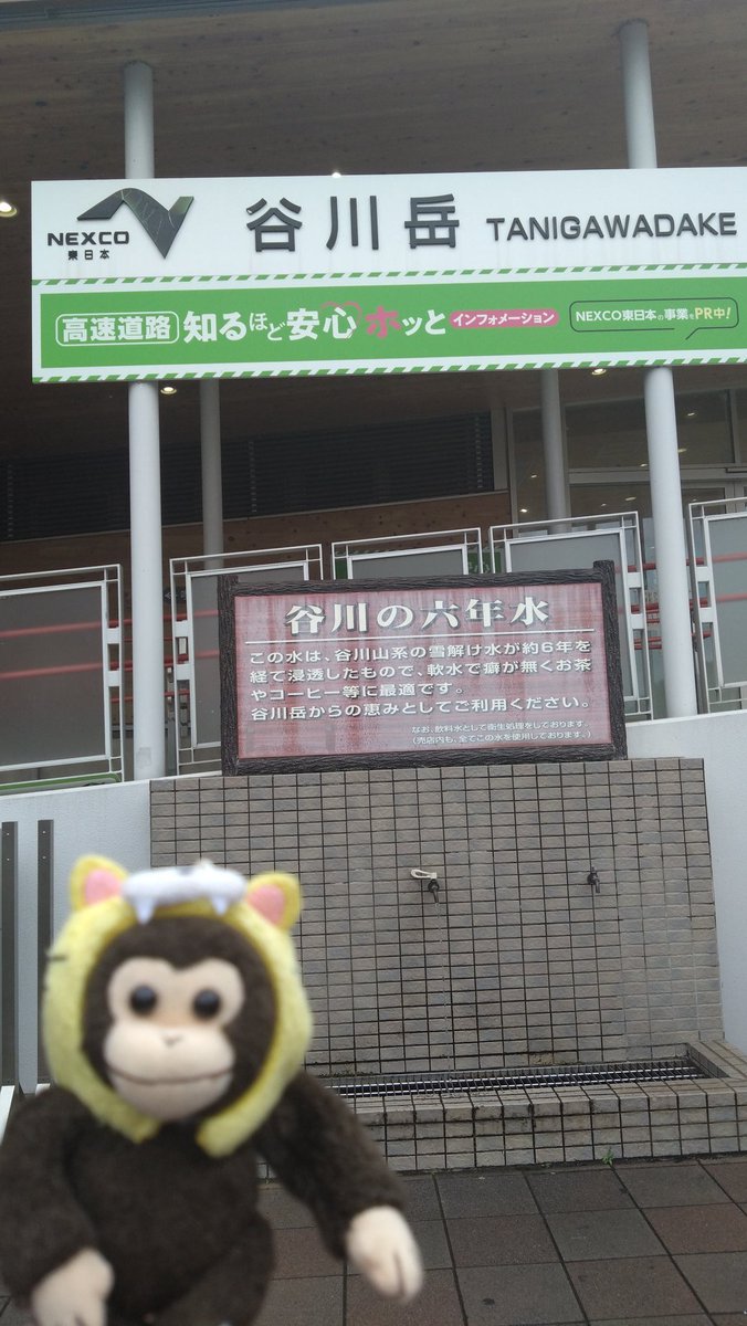 manmaruko15's tweet photo. 谷川岳パーキングエリアにて。
蛇口からお水が出てて、雪解け水が汲み放題🚰
#関越自動車道 #谷川岳PA #ぬいぐるみ #ぬい撮り https://t.co/6xZCeKHVHp