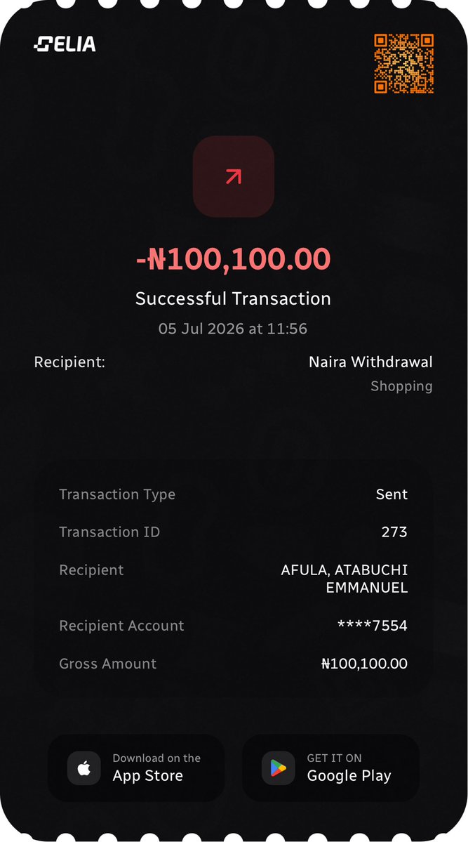 EmmanuelAfula's tweet photo. The team assured me, “CEO we will cook” and Yeahh I must say that I love the Celia Wallet Receipt feature. 

Both crypto and naira transactions 
Update will be live in less than 10 days🔥🇳🇬 https://t.co/Exxwse5ckj