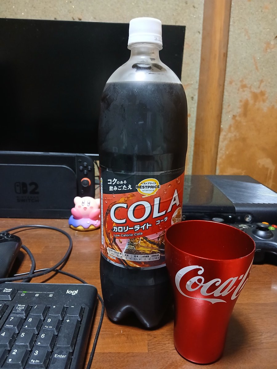 あまり気分がのらないので､コーラを飲んで､テレビを観たり､ゆっくりします｡