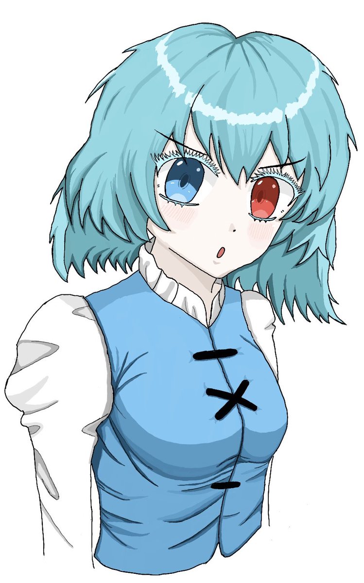 toho_noukinroku's tweet photo. もー！！どこ見てるの！？ https://t.co/ia8YnH88eW