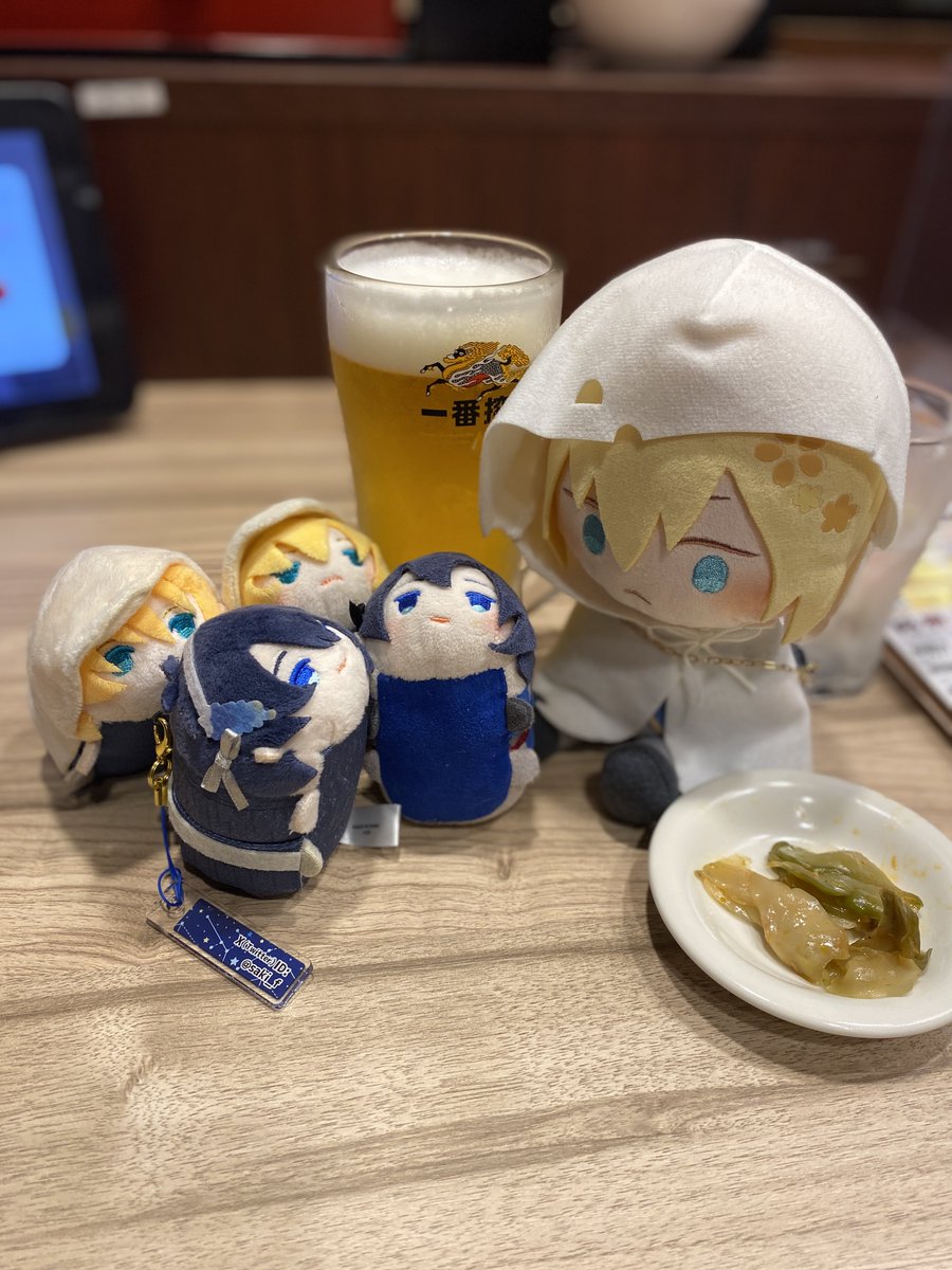 saki_f's tweet photo. （甘いものだけでは）我慢できなかったゃ……
わんぱく　は　ザーサイ　が　きになるようだ！ https://t.co/FfxX3jC4P5