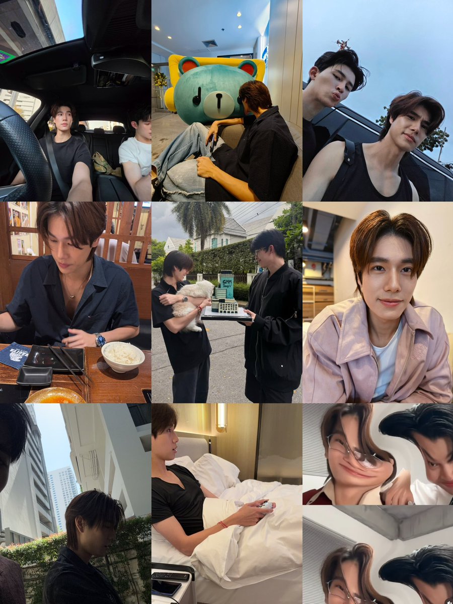 hamburggers's tweet photo. รูปที่พี่ปอนด์เลือกมาแฮปวันเกิดน้องภูวินแต่ละรูป คือน่ารัก น่าเอนดูทุกรูปเลยอะ แต่ถามจิงๆ  ลงรูปเค้าตอนขับรถ ถ่ายเค้าตอนกินข้าว ถ่ายเค้าตอนนอนเล่นเกม ถ่ายเค้าตอนน่ารักตาแป๋ว ถ่ายเค้าเก็บไว้ตอนเดินด้วยกัน แถมรูปตอนเค้าเล่นกับลูกเก็บไว้ คือแบบๆๆฮืออ กับเพื่อนพี่ก้ไม่ทำงี้😭😭😭 https://t.co/UudzbSuJty