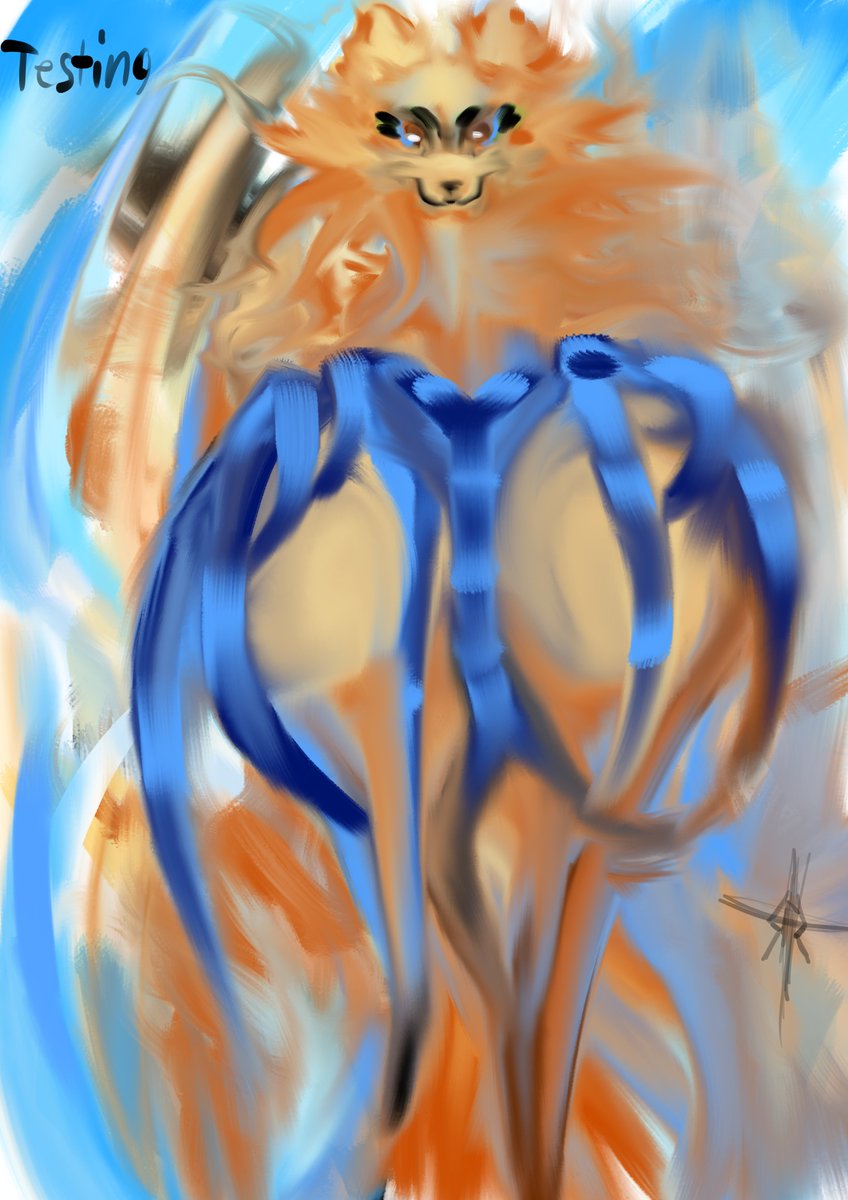 Rems21962886's tweet photo. just testing out a new brush, so not really made with anatomy in mind. https://t.co/py6eNxwfsW