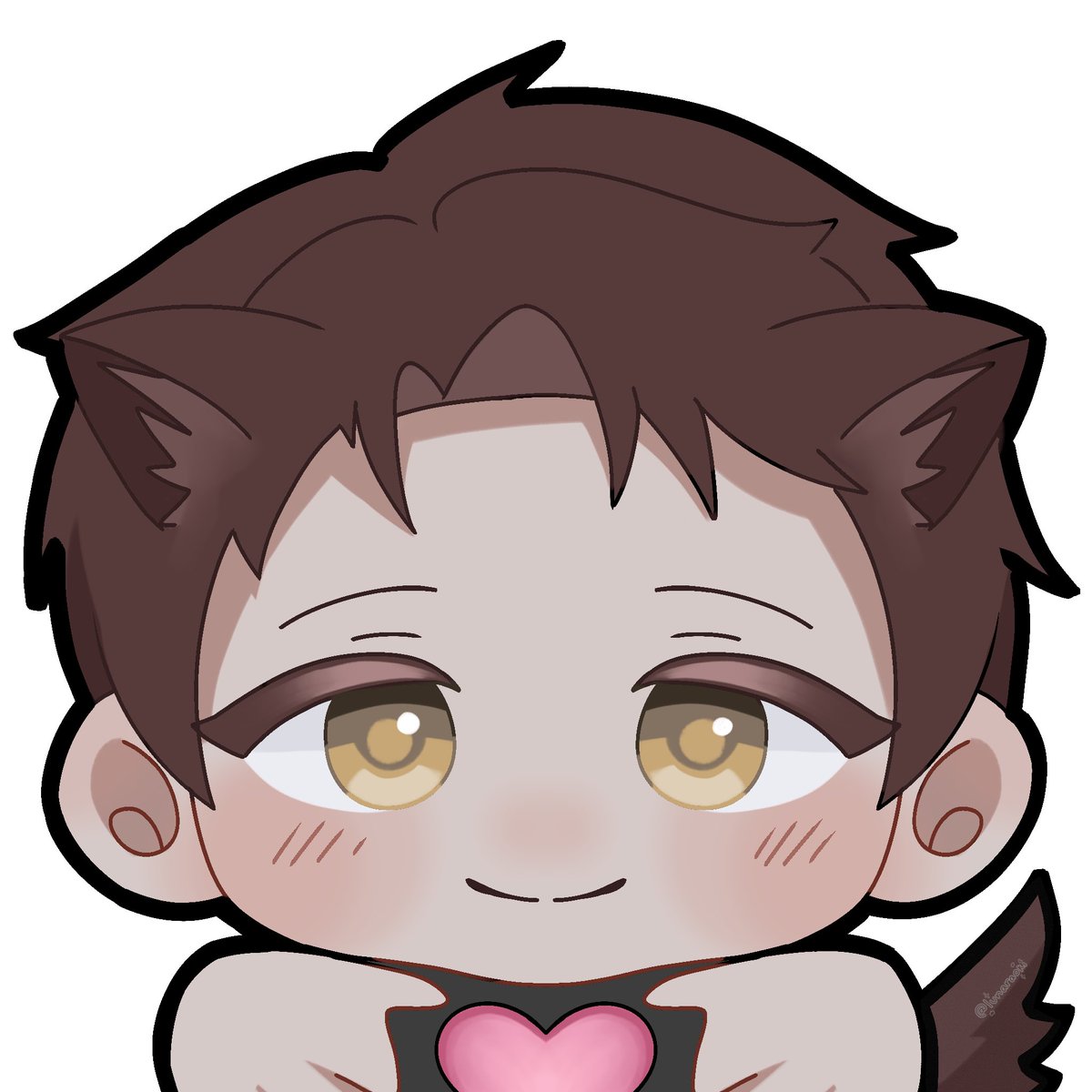 LunaraokiV's tweet photo. Made an emote of the wolf! #valko #敖尹 https://t.co/22F4isyasq