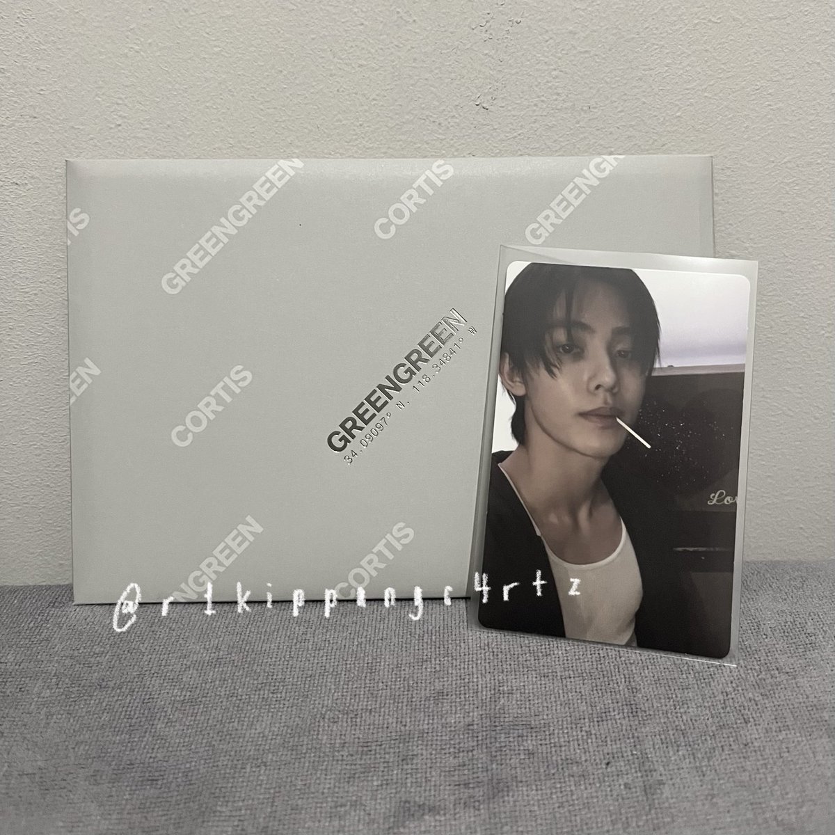 R1KIPPANGC4RTZ's tweet photo. ꒰  ⭐️ wts lfb ph  ꒱ 

cortis seonghyeon lolli greengreen weverse panorama b

P 370 pc only | P 450 w unsealed album (no qr card)

𓏵  onhand, pc w minimal flaw
𓏵  payo once oc sent
𓏵  prio will take w uns album

can wtt lft to keonho counterpart / any

dm to claim .ᐟ https://t.co/AOMpo4pAPX