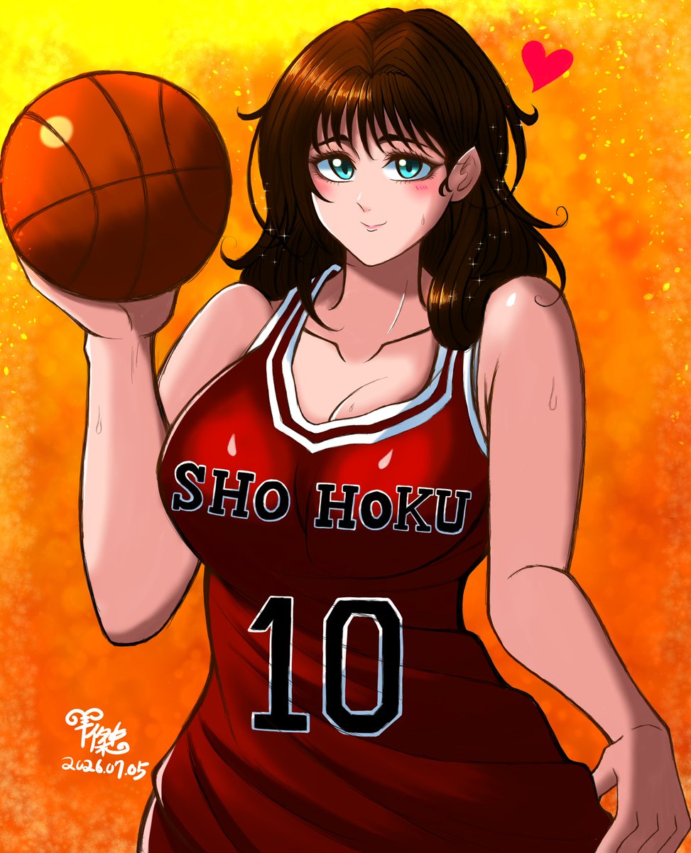 dannypig33's tweet photo. 今天畫的赤木晴子
晴子:你....喜歡籃球嗎(・∀・)
#スラムダンク #SLAMDUNK #バスケットボール #Basketball #籃球 #赤木晴子 #girl https://t.co/NF81rXToRM