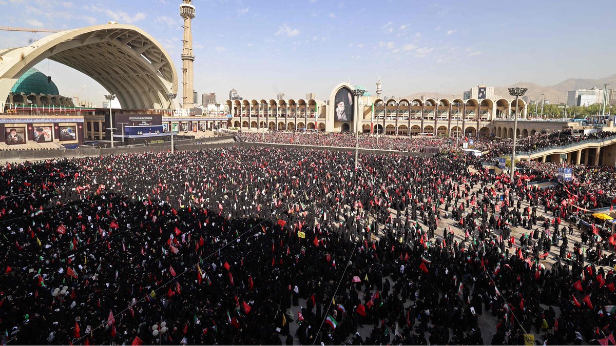 susanabulhawa's tweet photo. no western leader today can inspire such a turnout of love, neither in life nor death. 

Trump was "surprised" by it. Here's something else that might come as a surprise:

When members of the Epstein ruling elite die, their terrible reign ends, and most of us rejoice.  When our honorable leaders are martyred defending their land and people, their true reign only begins.  

Imam Husayn ibn Ali Abi Talib was martyred 1,350 years ago. The life and death of Ali Khamenei is part of his legacy, and the overwhelming popular outpouring of grief, love, and resolve are part of his reign.  

I don't think the rest of the world quite grasps this elemental fact.