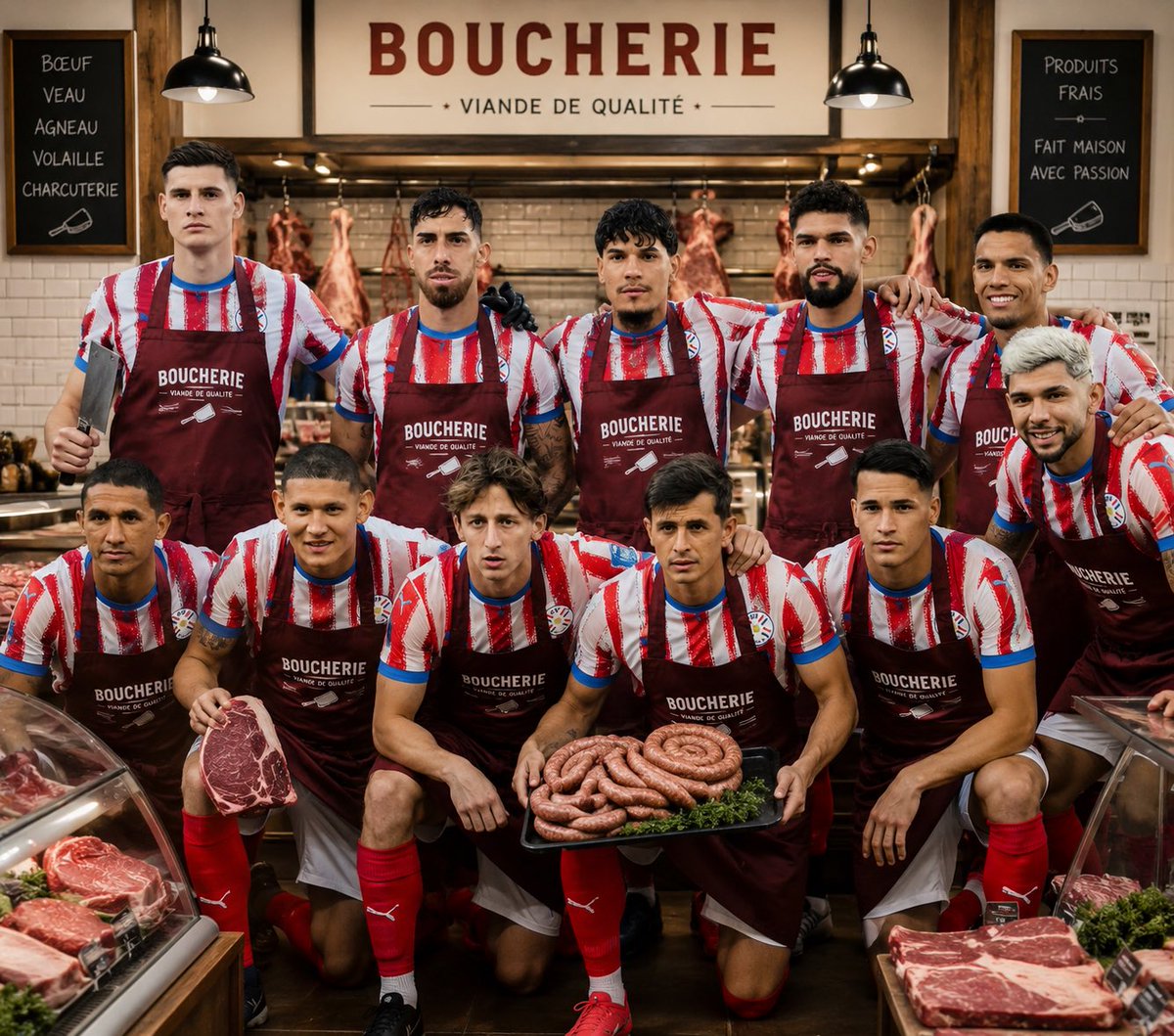 FootToi's tweet photo. Les joueurs du Paraguay sont bien rentrés au pays et ont repris leur vie quotidienne. https://t.co/sBqGb98gDu