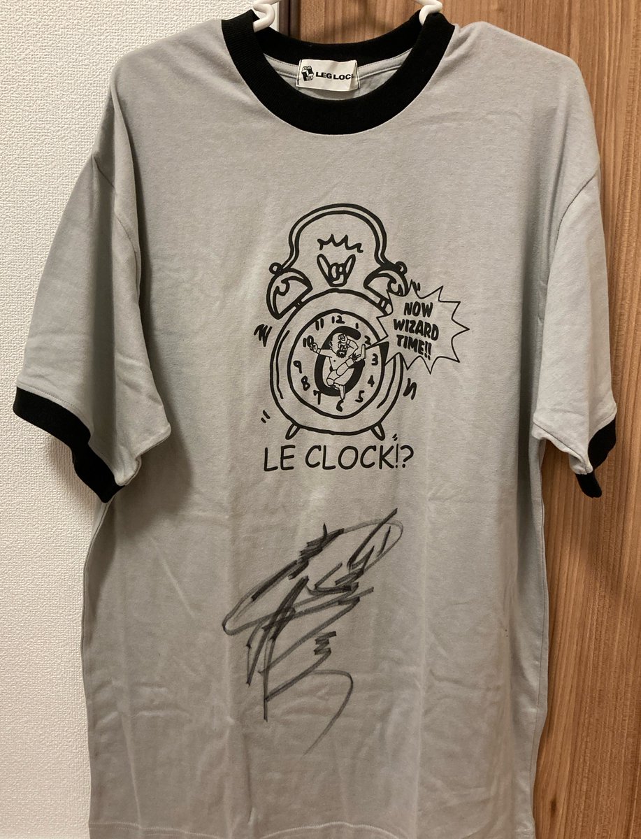 武藤敬司 さんのサイン入りtシャツ 可愛くて普通に着たいって思ったん