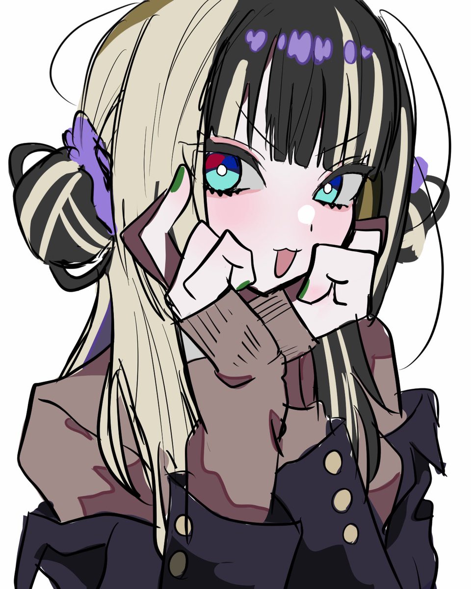 negimona_999's tweet photo. ギャルらでんちゃん(๑ơ ₃ ơ)✨
 #らでん似絵 https://t.co/ZAFvpjow5L