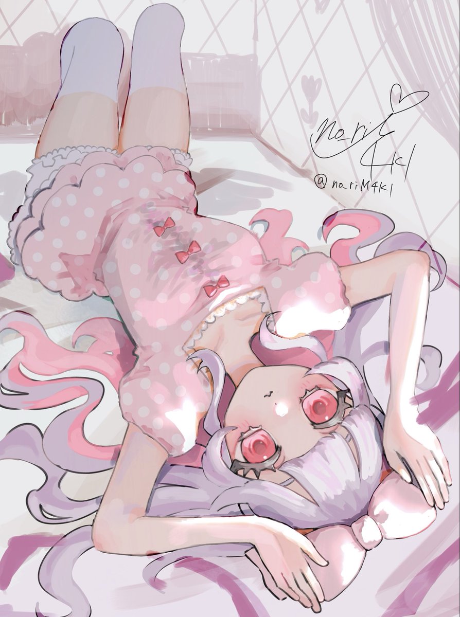 no_riM4KI's tweet photo. 18.白うさぎのお昼寝🐰
 #oc  #100日チャレンジ https://t.co/8Jm2PH0AGJ