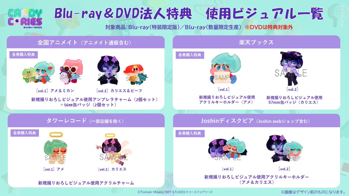 candycaries's tweet photo. 🍭Blu-ray&amp;DVD 法人特典使用ビジュアル公開！🍭

新規撮りおろしビジュアル一挙公開✨
#ICCHU も登場🧚‍♀️

⬇️詳細はこちら
https://t.co/FqSxacP5oe

#キャンディーカリエス #キャンカリ https://t.co/ixLehwiz0y