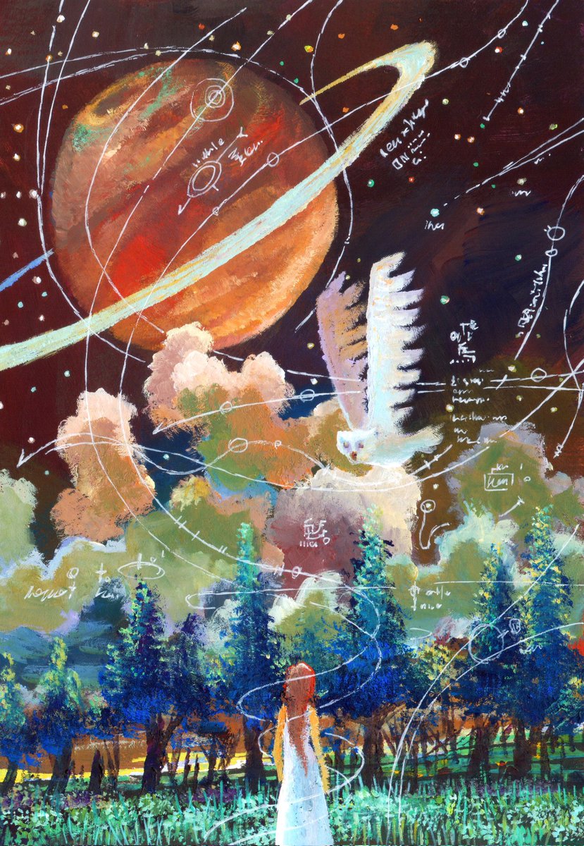 kuusoukaiga1976's tweet photo. 再掲『幻想幻夜と白い翼』
#空想絵画物語 #illustration #art #paint #fantasyart #picture #droing #sketch #livepaint #イラスト #ライブペイント #絵 #スケッチブック #絵描きさんと繋がりたい #イラスト好きさんと繋がりたい #絵を描く人々 #絵描き #創作 https://t.co/LKjMOAOcBe
