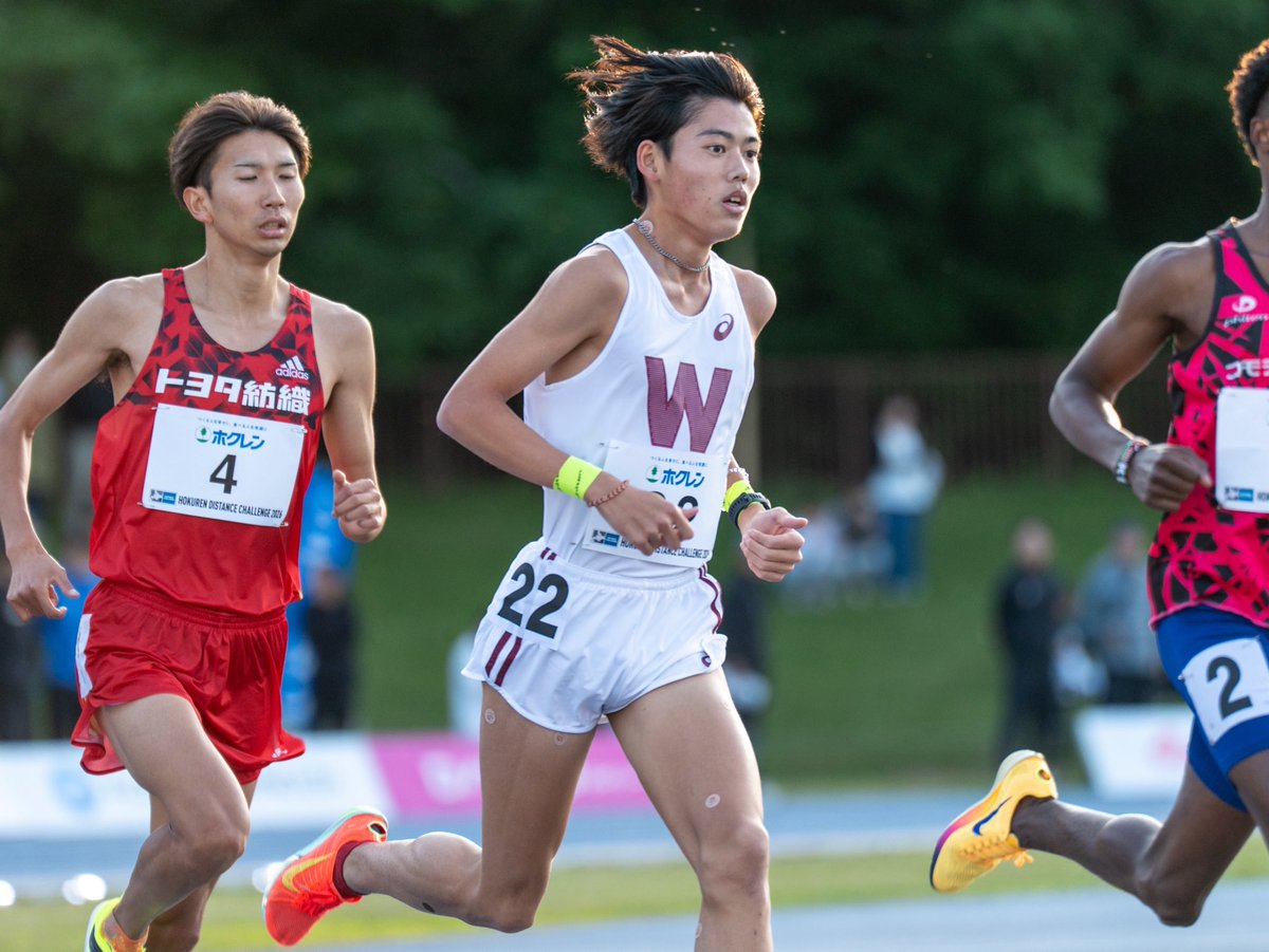 masakihamano25's tweet photo. #ホクレンDC 千歳大会
5000m B組
本田桜二郎 #早稲田大学 13分32秒61 PB㊗️
やっとお目にかかれました。
レース回数が多いながら打点は常に高く、今回も10秒以上ベストを更新。
底知れない選手の1人です😇 https://t.co/DeJXCMi1yh