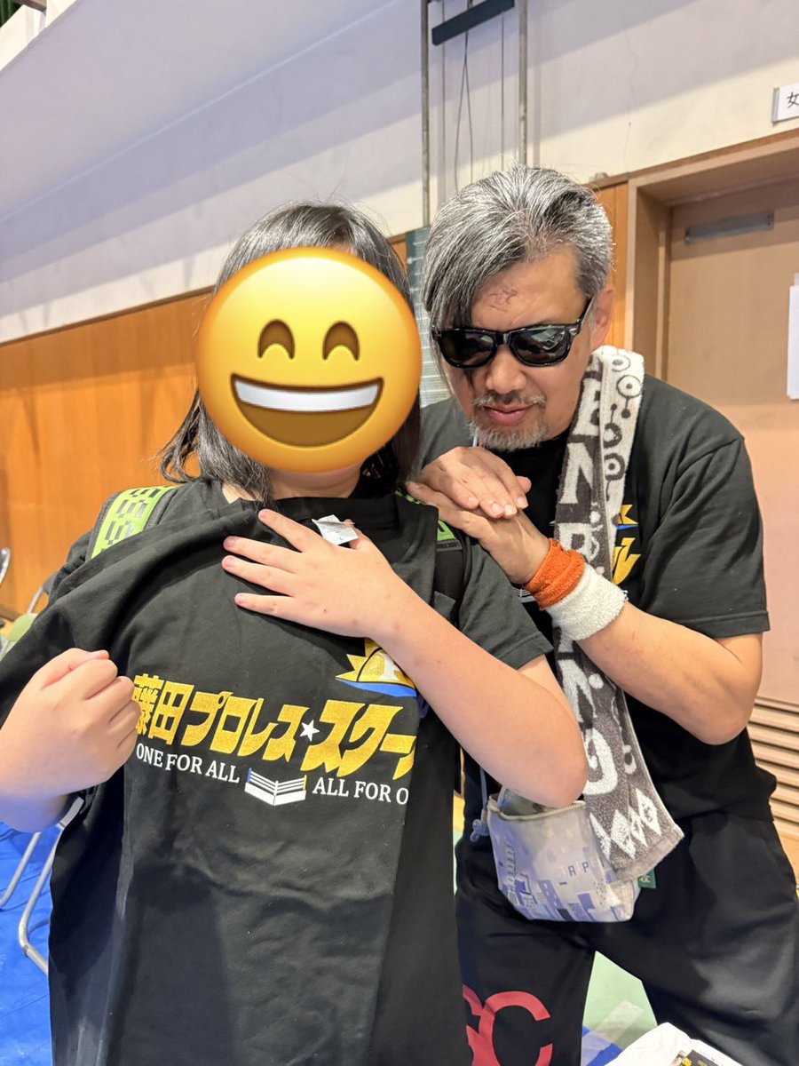 藤田蓮 終わったぁ😅 息子はベルトをかけさせてもらってめっちゃ嬉しそう