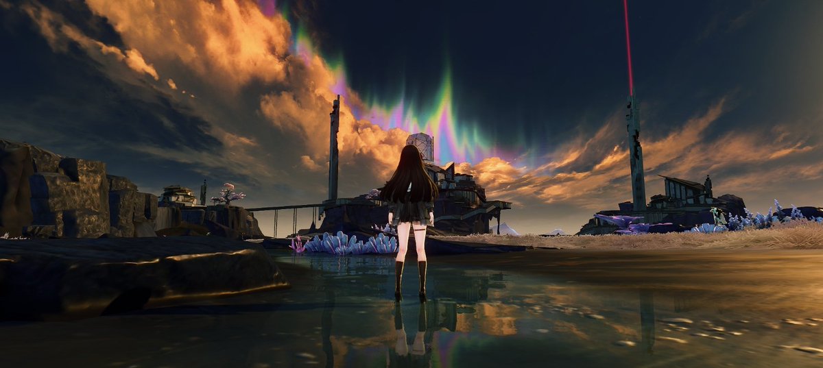 Savior_rover's tweet photo. #WuWaShots #WutheringWaves 
What does a Global Filter do in the game, you ask? Well, it truly transforms the experience!

Filter                                     No Filter https://t.co/46vPsJZ1WB