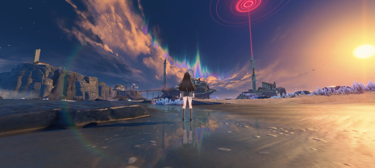 Savior_rover's tweet photo. #WuWaShots #WutheringWaves 
What does a Global Filter do in the game, you ask? Well, it truly transforms the experience!

Filter                                     No Filter https://t.co/46vPsJZ1WB