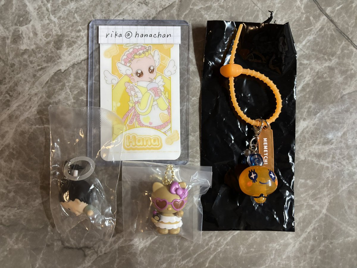 rika_hanachan's tweet photo. 【交換】

譲：画像

求：けろけろパーティ(ポチャッコ)、ディズニーキャラクターめじるしアクセサリーsummer(スティッチ、スクランプ)、ハンターハンターめじるしアクセサリー(キルア、ヒソカ)、めじるしアクセサリー ヨッシーコレクション(みどり、あか、オレンジ以外)

◎郵送交換 https://t.co/8AilLVpFUg