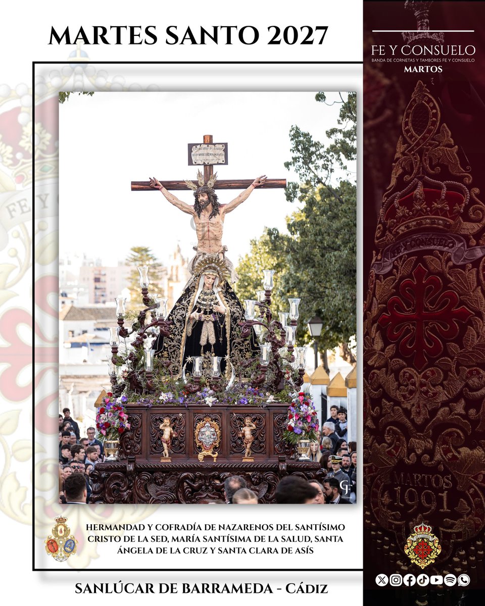 FeyConsuelo's tweet photo. 𝐂𝐎𝐌𝐔𝐍𝐈𝐂𝐀𝐃𝐎 𝐎𝐅𝐈𝐂𝐈𝐀𝐋 | 𝐌𝐀𝐑𝐓𝐄𝐒 𝐒𝐀𝐍𝐓𝐎 𝟐𝟎𝟐𝟕

#SSFyC27
#UnLegadoDeFe
#FyC26 https://t.co/jUQM4e7mcb