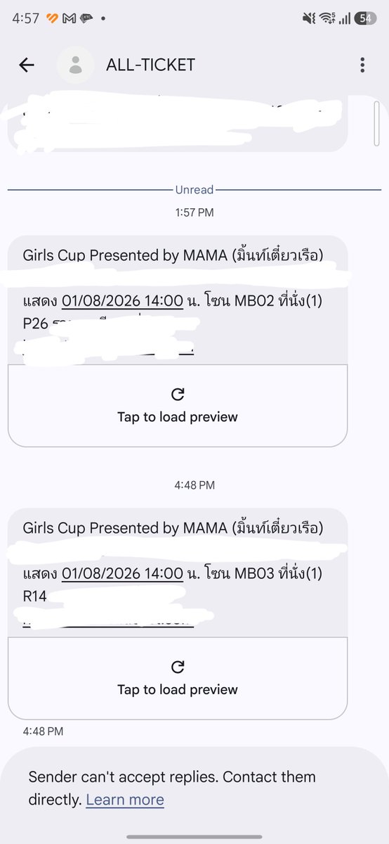 pangyeon's tweet photo. WTS ขายต่อบัตรสีเขียว มิ้นต์ 2ใบ 
zone MB02 row P
และ zone MB03 row R
ใบละ 2500
ซื้อเองทั้งหมดค่ะ
เรากดได้ที่นั่งอื่นแทนแล้วค่ะ
สนใจจริงๆ Dm มาคุยก่อนได้ค่ะ🥹
#GirlsCupPresentedbyมาม่า #LingOrm https://t.co/lTF21tmUuq
