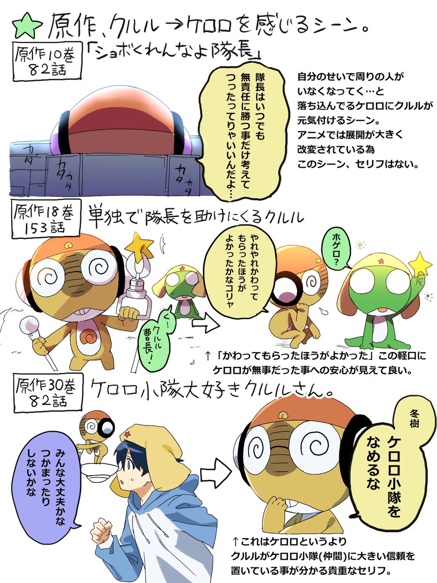 kLkRno_1's tweet photo. おい！！！クルとケロの良さを知って下さい！！！！ https://t.co/Ae2gpM2MU4