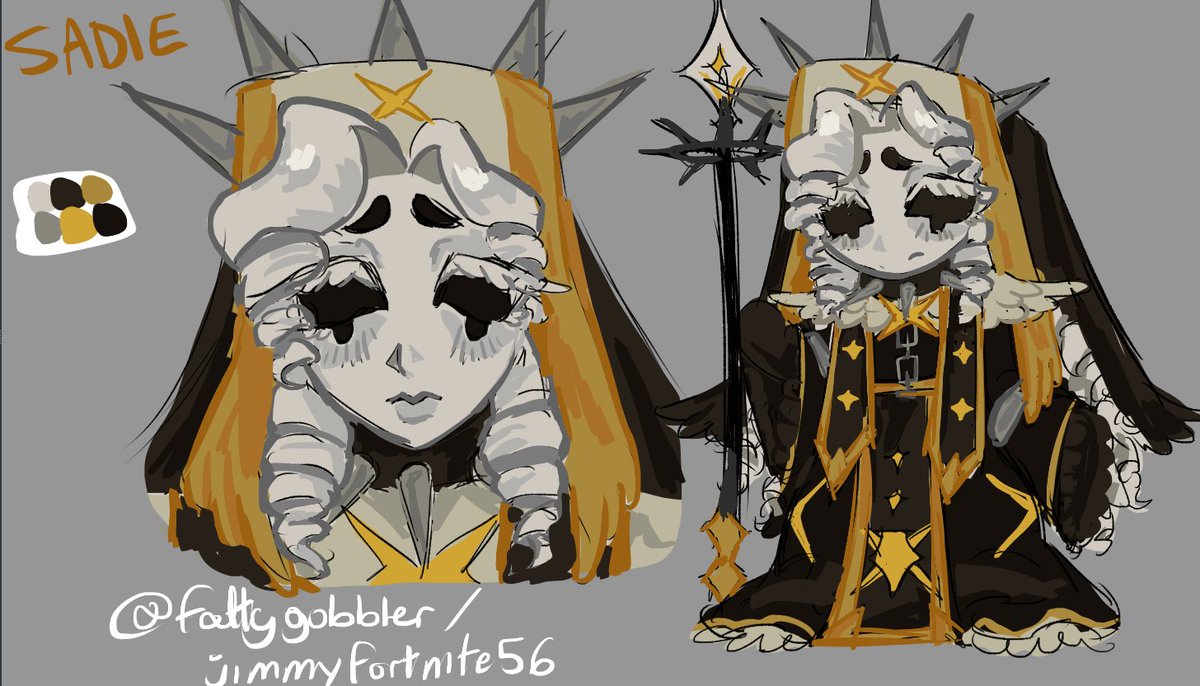 IzzyJade789's tweet photo. My first attack for art fight. This is Sadie, an oc owned by @fattygobbler  I loved drawing her #artfight2026 #artfight #artfightattack https://t.co/hb1QPFYekS