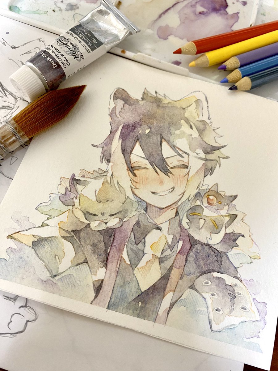 az3nnn's tweet photo. 原画お写真🎨 https://t.co/lslRZd5sJ9