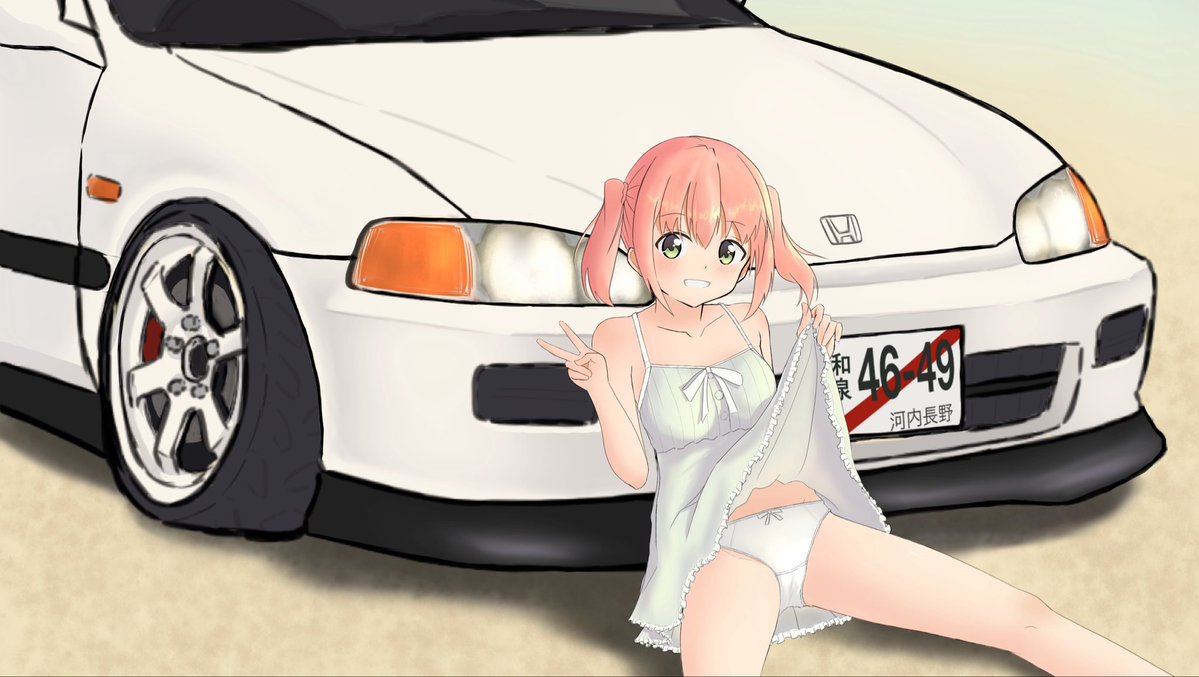 SoraAkasaka's tweet photo. 時間かかったけどなんとか描けた！
ホンダ車はやっぱり白よね https://t.co/NITSnpL7zs
