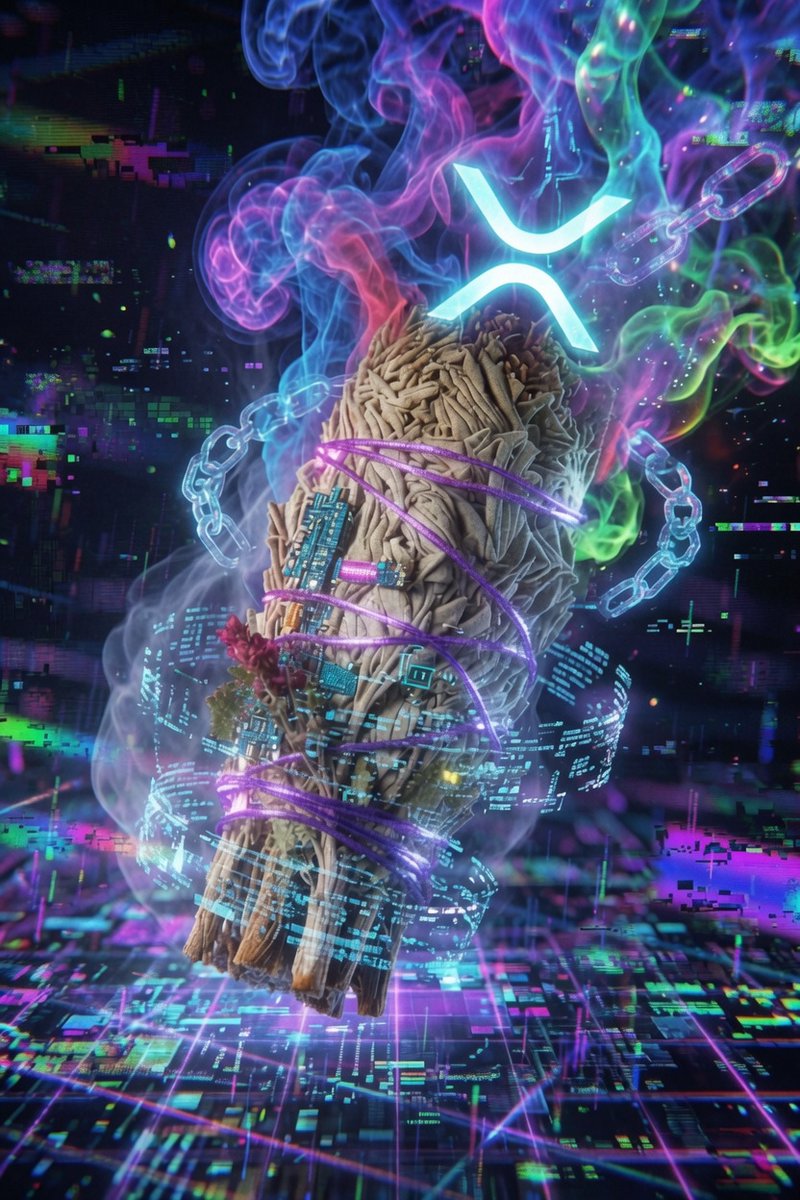 SAGEToken_XRPL's tweet photo. Got caught in a bad crypto trade? 
Is you crypto wallet weighing you down with bad vibes?

$SAGE Token is building a space on the XRP Ledger designed to completely clear out negative energy and permanently set your new crypto Intentions.
A digital cleanse is coming to the #XRPL. https://t.co/OjMW7lLD7L