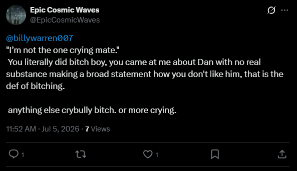 BillyAlternativ's tweet photo. @EpicCosmicWaves @billywarren007 @DeDunkingPast Retard being a moron and ignoring the fact he has been manually tagging me throughout? Say it isn't so! Hope you are enjoying the cuck chair 👍 https://t.co/hEikArAaSH