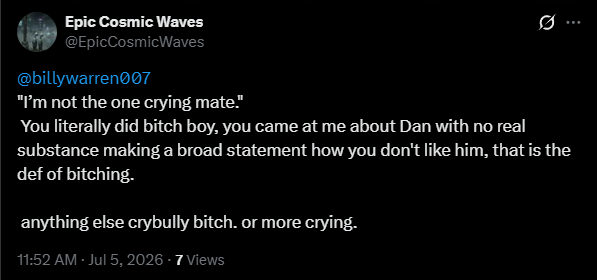 BillyAlternativ's tweet photo. @EpicCosmicWaves @billywarren007 @DeDunkingPast Retard being a moron and ignoring the fact he has been manually tagging me throughout? Say it isn't so! Hope you are enjoying the cuck chair 👍 https://t.co/hEikArAaSH