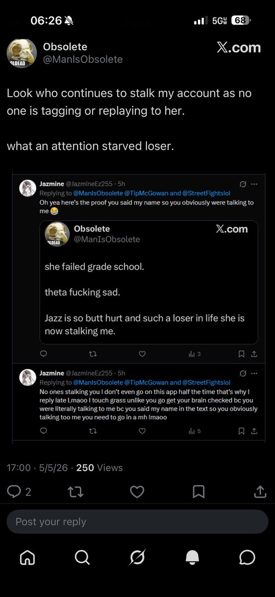 RequiemPog's tweet photo. @ManIsObsolete @idkwhoa77968304 @catgirlprostate You know brain dead doesn’t mean organ dead right? How else do they get your fucking organs? If they’re dead dead then no viable organs can be grabbed. 
Also cry more you fucking loser. Anyone that doesn’t agree with you = pedo. Does your wife’s boyfriend know that deal? https://t.co/eS2mkG7XTh