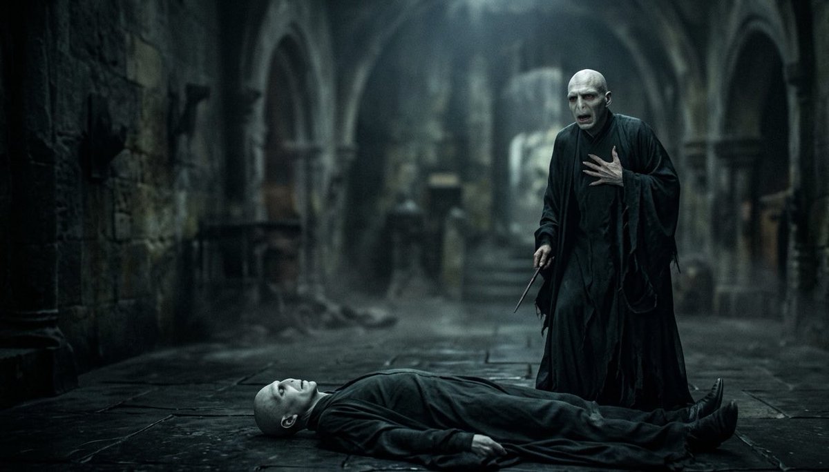 wizardworldtr's tweet photo. Voldemort’un hayatında korktuğu en güçlü büyücü Dumbledore olsa da, onun böcürtü cansız yatan bedenidir. Ölümden o kadar korkuyordu ki, Hortkulukları yapmasının baş sebebi buydu. https://t.co/f2R0pNVX5r